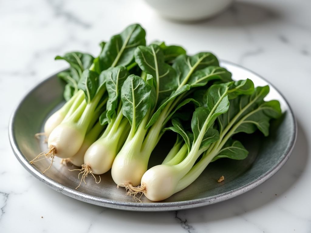 Fresh turnip greens leaves